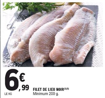 E.Leclerc Filet de lieu noir offre
