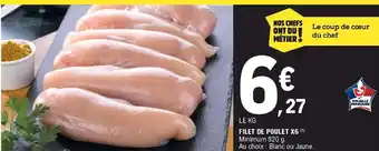 E.Leclerc Filet de poulet x6 offre
