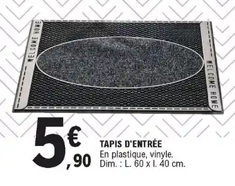 E.Leclerc Tapis d'entrée offre