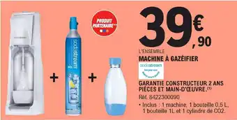 E.Leclerc Machine à gazéifier offre