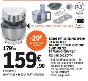 E.Leclerc Robot pâtissier Prospero offre