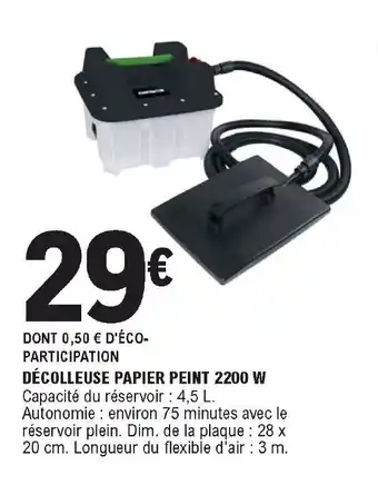 E.Leclerc Décolleuse papier peint 2200 W offre