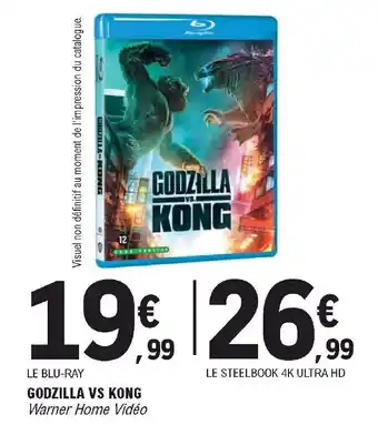 E.Leclerc Godzilla VS Kong offre
