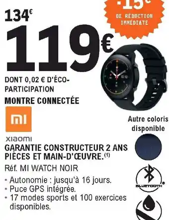 E.Leclerc Montre connectée offre