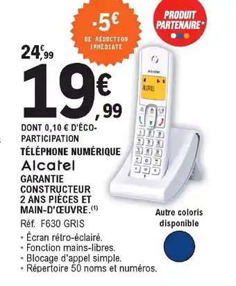 E.Leclerc Téléphone numérique offre