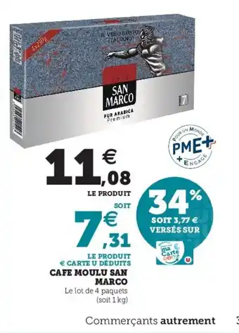 Super U Cafe Moulu San Marco offre