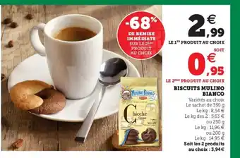 Super U Biscuits Mulino Bianco offre
