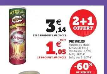 Super U Pringles offre