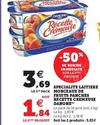 Specialite Laitiere Morce Aux De Fruits Panches