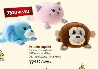 Géant Casino Peluche squish offre