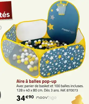 Addendo aire à balles pop-up