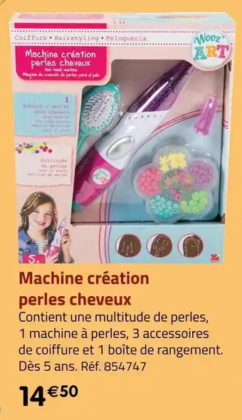 Géant Casino Wooz'art machine création perles cheveux offre