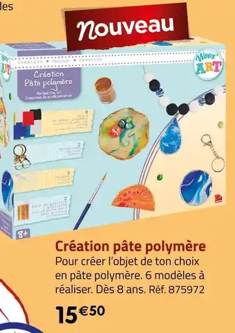 Géant Casino Création pâte polymère offre