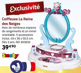 Smoby coiffeuse la reine des neiges