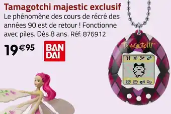 Géant Casino Bandai tamagotchi majestic exclusif offre