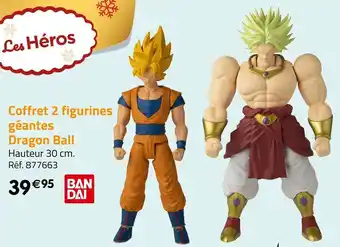 Dragon ball / bandai coffret 2 figurines géantes