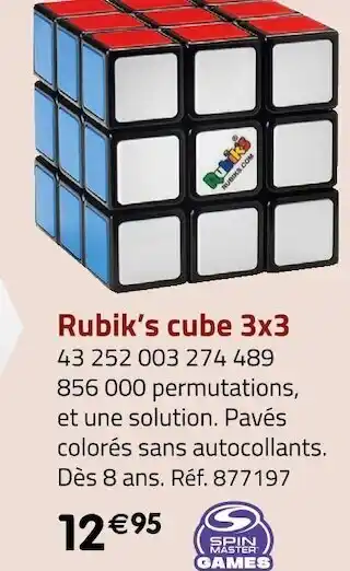 Spin master rubik’s cube 3x3