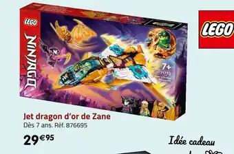 Géant Casino Lego jet dragon d’or de zane offre