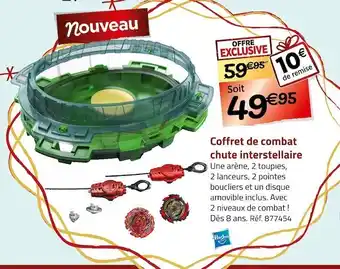 Géant Casino Hasbro coffret de combat chute interstellaire offre