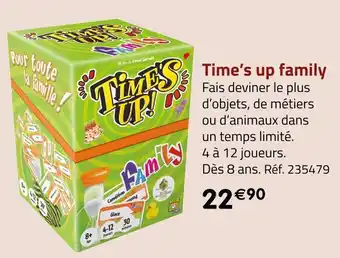Géant Casino Time’s up family offre