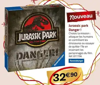Géant Casino Ravensburger jurassic park danger ! offre
