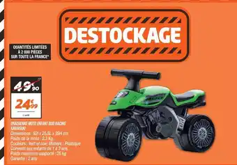 Draisienne moto enfant bud racing kawasaki