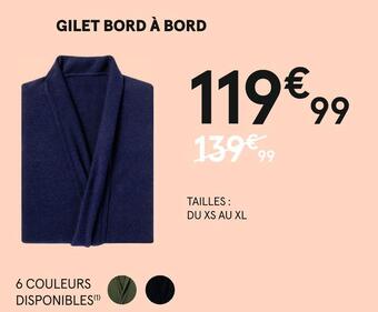 Monoprix Gilet bord à bord offre