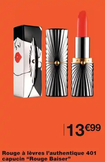 Monoprix Rouge baiser rouge à lèvres l’authentique 401 capucin offre