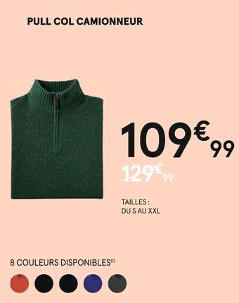 Monoprix Pull col camionneur offre