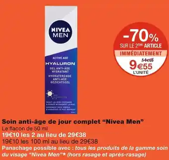 Nivea men soin anti-âge de jour complet