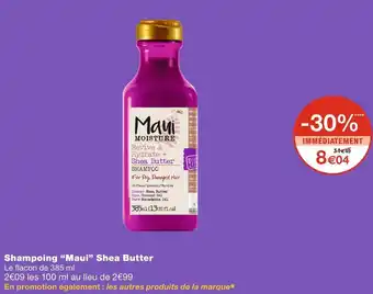 Maui shampoing shea butter