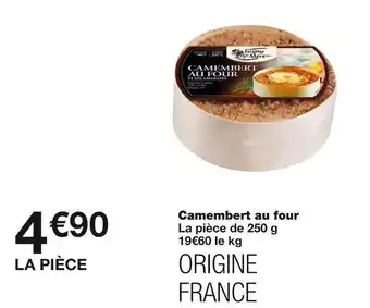 Monoprix Isigny sainte mère camembert au four offre
