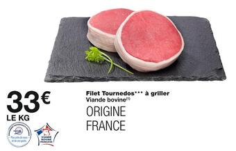 Monoprix Filet tournedos à griller offre