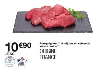 Monoprix Bourguignon à mijoter en caissette offre
