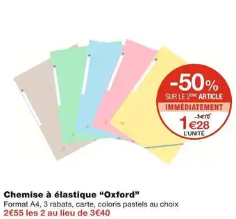 Monoprix Oxford chemise à élastique offre