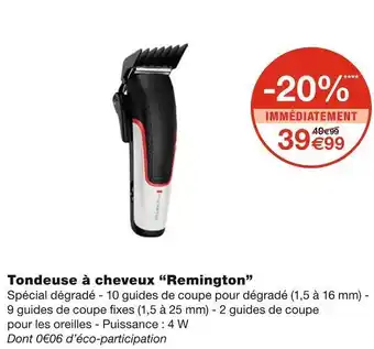 Remington tondeuse à cheveux