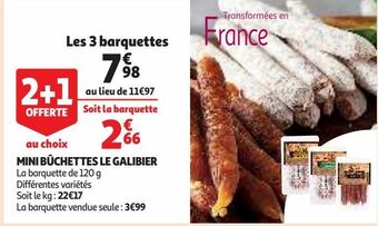 Mini bûchettes le galibier
