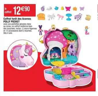 Cora x Carrefour Coffret Forêt des Licornes Polly Pocket offre