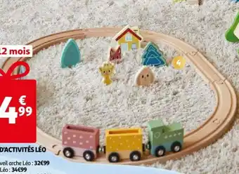 Auchan Circuit Train En Bois Léo offre