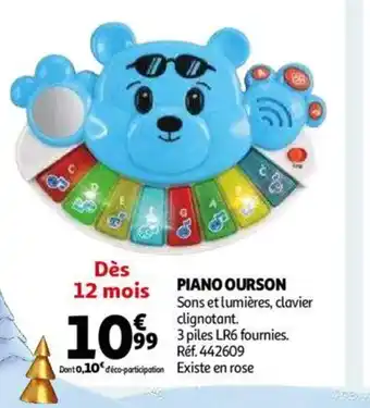 Auchan Piano Ourson offre