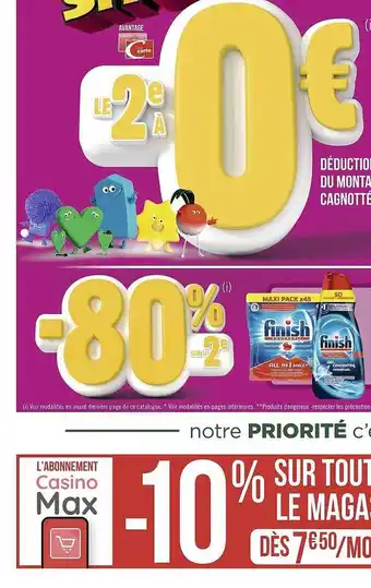 Géant Casino Casino max offre
