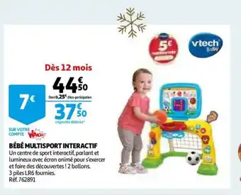 Auchan Bébé Multisport Interactif offre