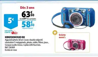 Auchan Kidizoom Duo Dz offre