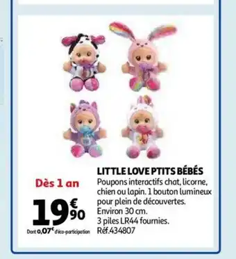 Auchan Little Love PTits Bébés offre