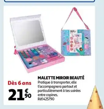 Auchan Malette Miroir Beauté offre