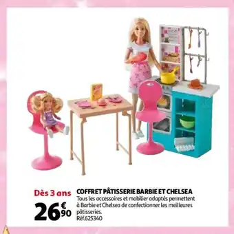 Auchan Coffret Patisserie Barbie Et Chelsea offre