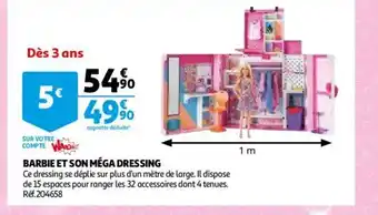 Auchan Barbie Et Son Méga Dressing offre