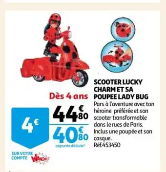 Scooter Lucky Charm Et Sa Poupee Lady Bug