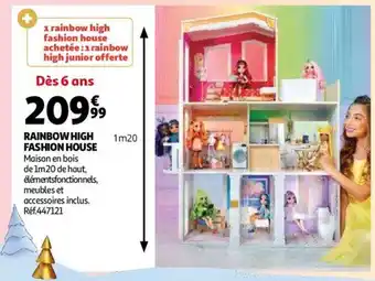 Auchan Rainbow High Fashion House offre
