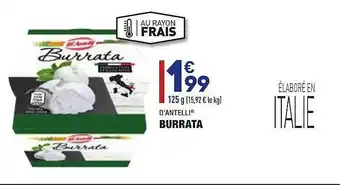 ALDI Burrata D'antelli 125g offre